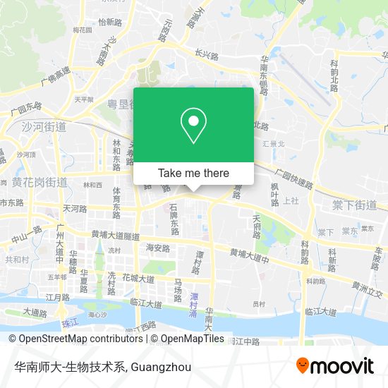 华南师大-生物技术系 map