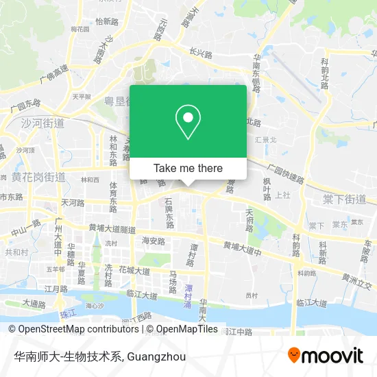 华南师大-生物技术系 map