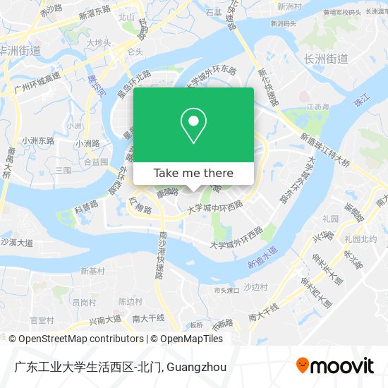 广东工业大学生活西区-北门 map