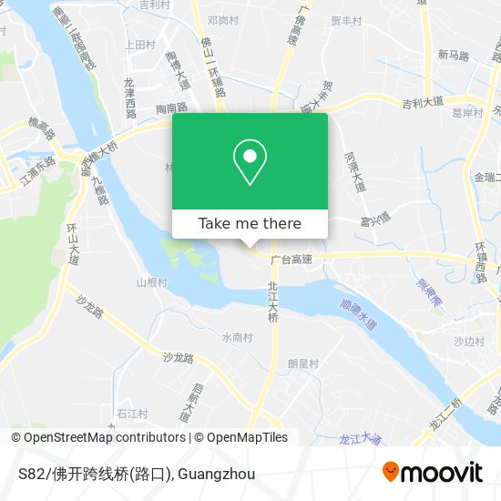 S82/佛开跨线桥(路口) map