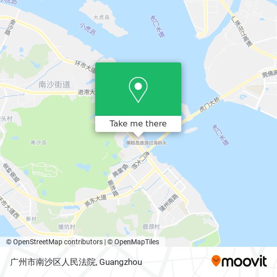 广州市南沙区人民法院 map