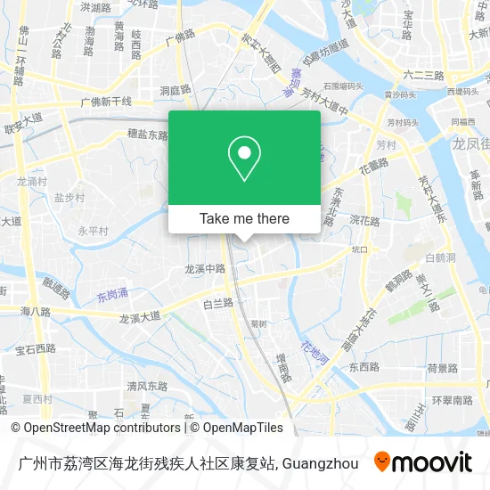 广州市荔湾区海龙街残疾人社区康复站 map
