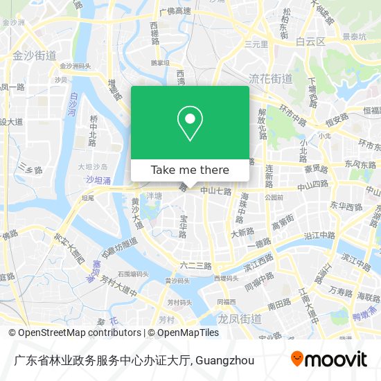 广东省林业政务服务中心办证大厅 map