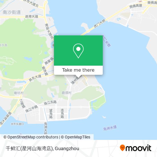 千鲜汇(星河山海湾店) map