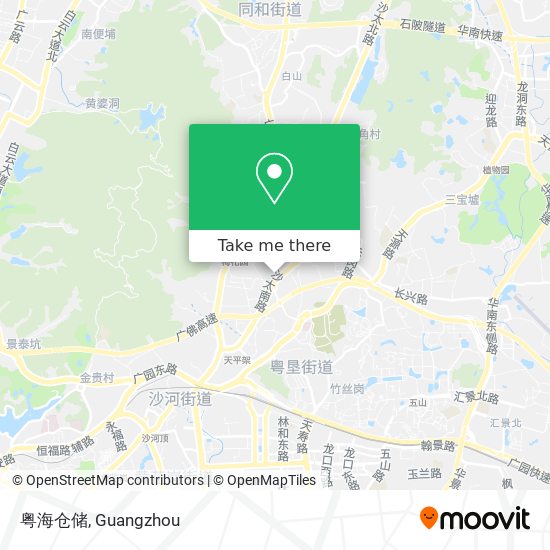 粤海仓储 map