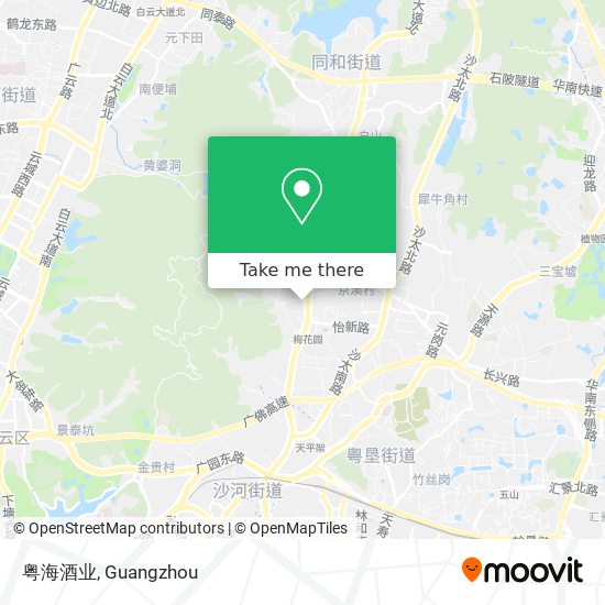 粤海酒业 map