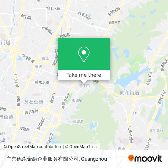 广东德森金融企业服务有限公司 map