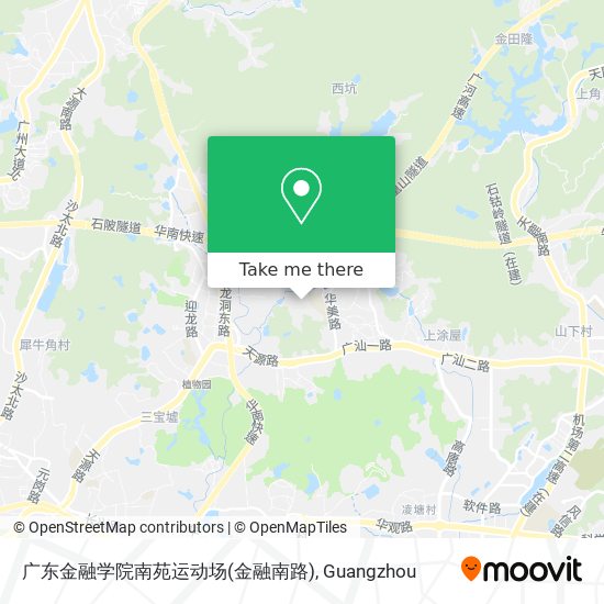 广东金融学院南苑运动场(金融南路) map