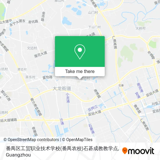 番禺区工贸职业技术学校(番禺农校)石碁成教教学点 map