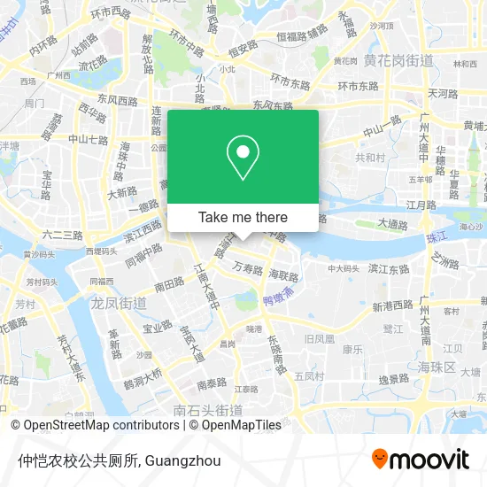 仲恺农校公共厕所 map