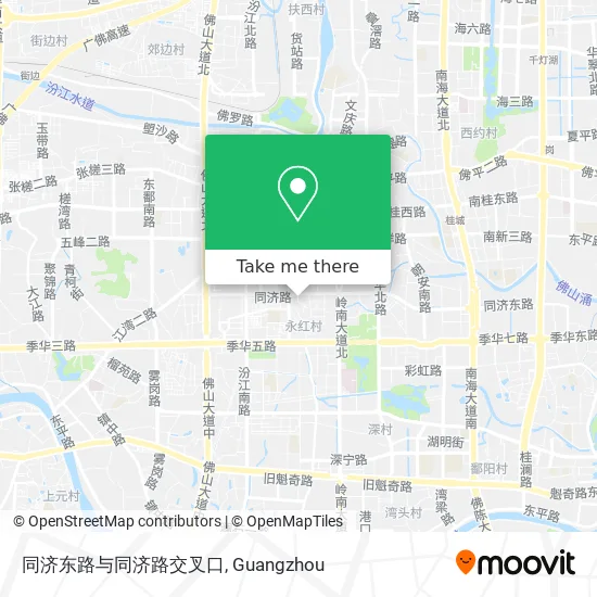 同济东路与同济路交叉口 map