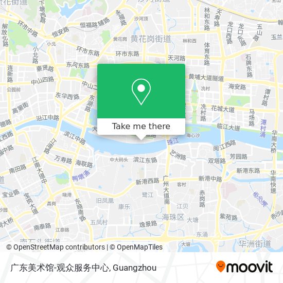 广东美术馆-观众服务中心 map