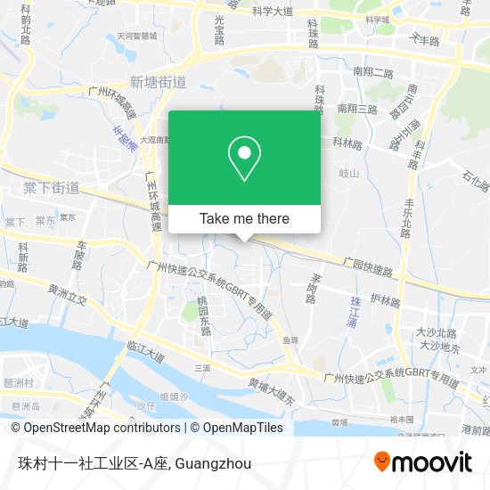 珠村十一社工业区-A座 map