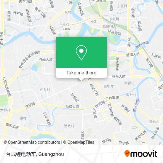 台成锂电动车 map
