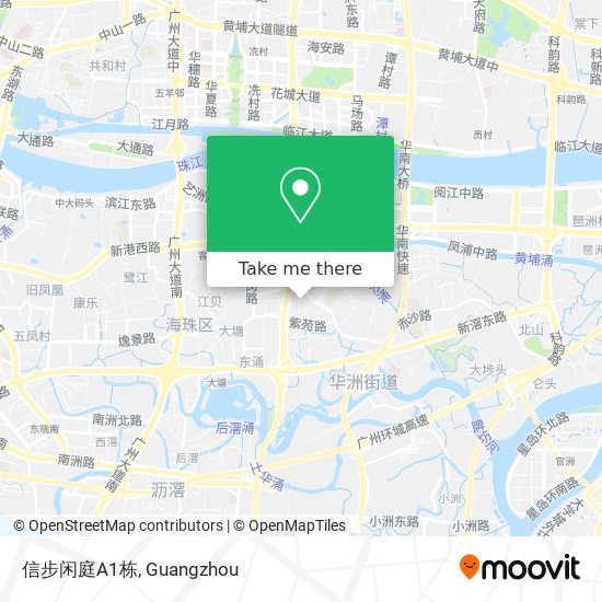 信步闲庭A1栋 map