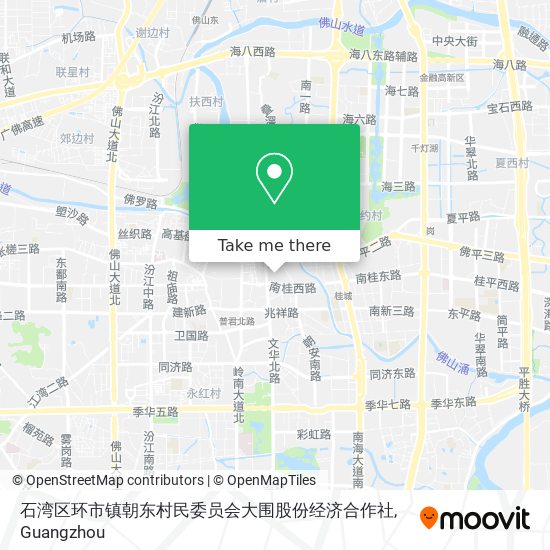 石湾区环市镇朝东村民委员会大围股份经济合作社 map