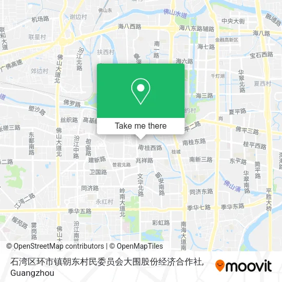 石湾区环市镇朝东村民委员会大围股份经济合作社 map