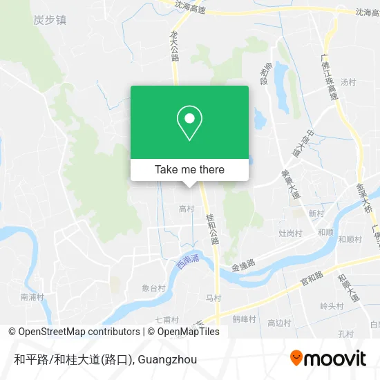 和平路/和桂大道(路口) map