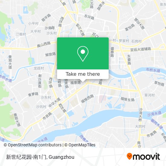 新世纪花园-南1门 map