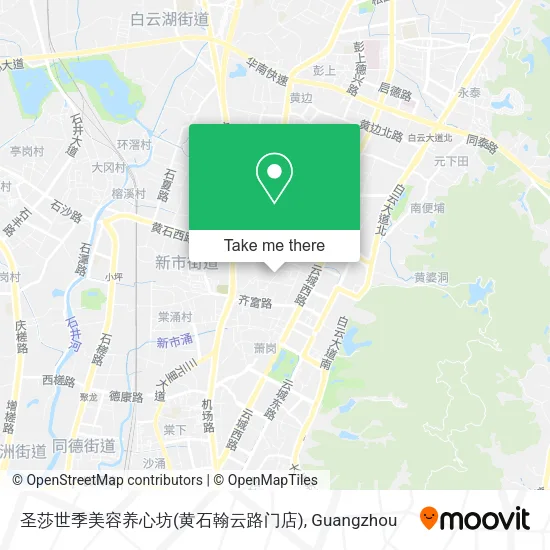 圣莎世季美容养心坊(黄石翰云路门店) map