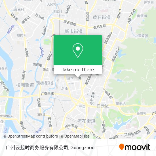 广州云起时商务服务有限公司 map