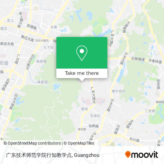 广东技术师范学院行知教学点 map