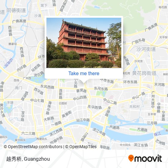 越秀桥 map