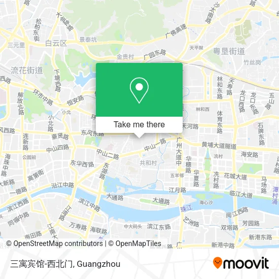 三寓宾馆-西北门 map