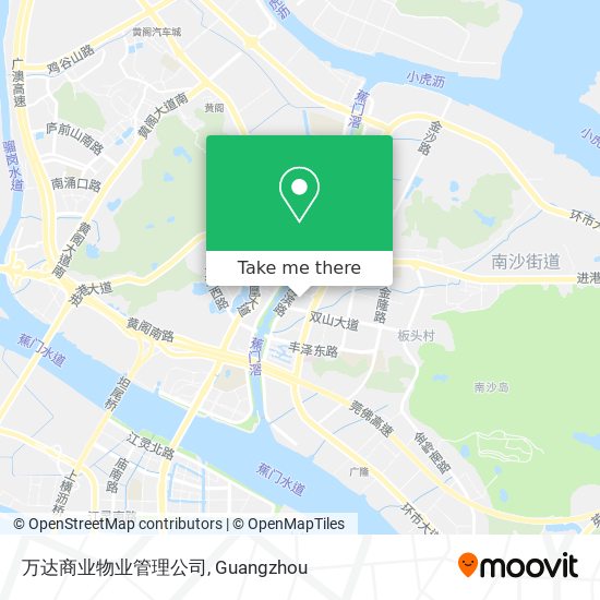 万达商业物业管理公司 map