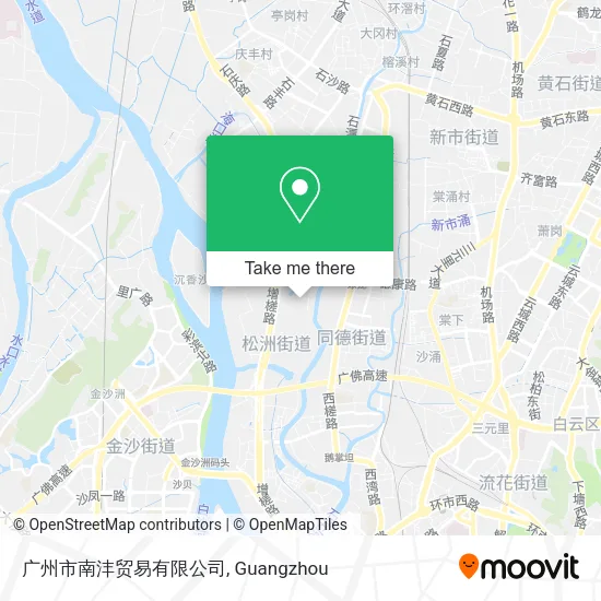 广州市南沣贸易有限公司 map