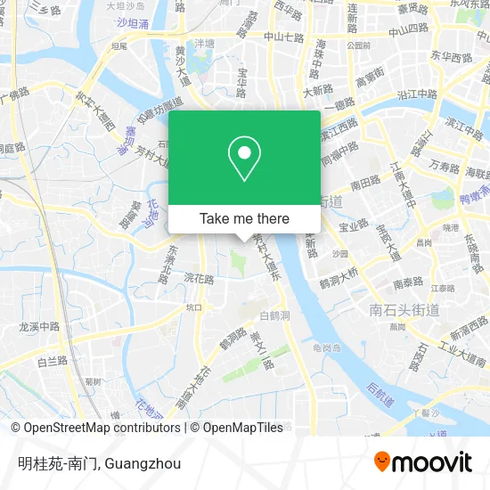 明桂苑-南门 map