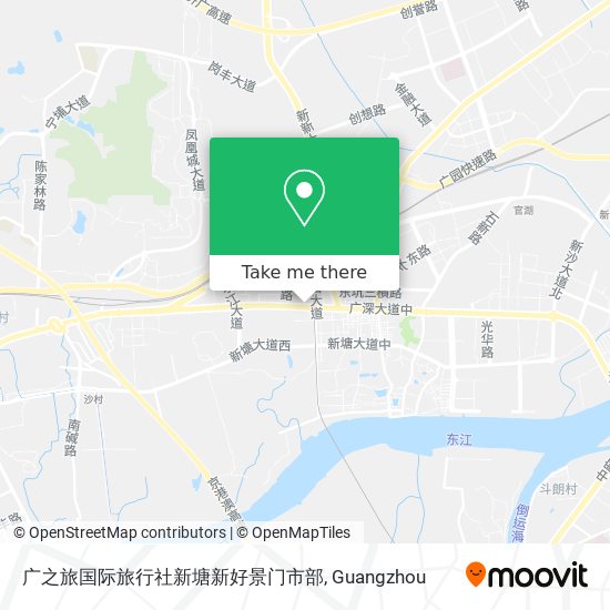 广之旅国际旅行社新塘新好景门市部 map