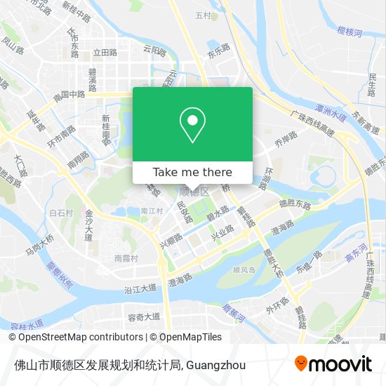 佛山市顺德区发展规划和统计局 map