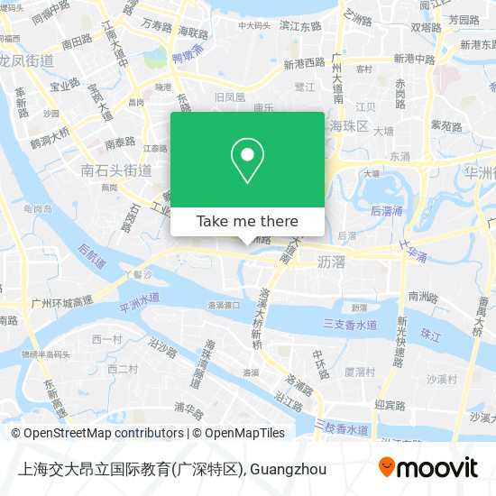 上海交大昂立国际教育(广深特区) map