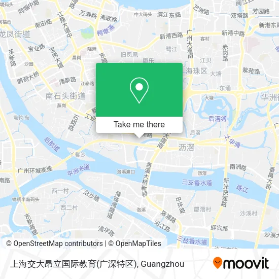 上海交大昂立国际教育(广深特区) map