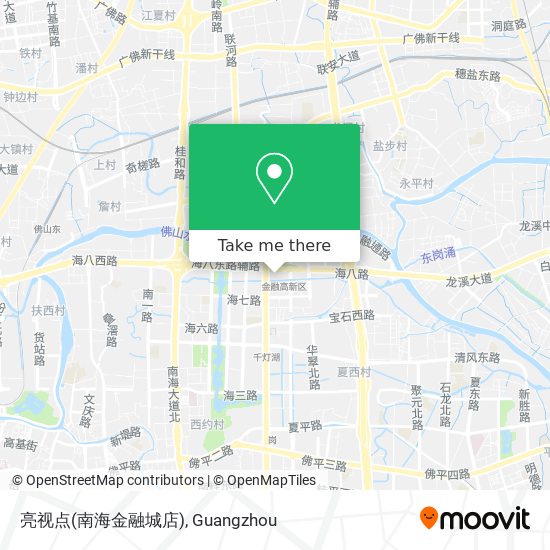 亮视点(南海金融城店) map