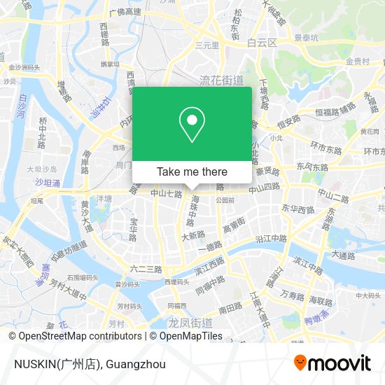NUSKIN(广州店) map