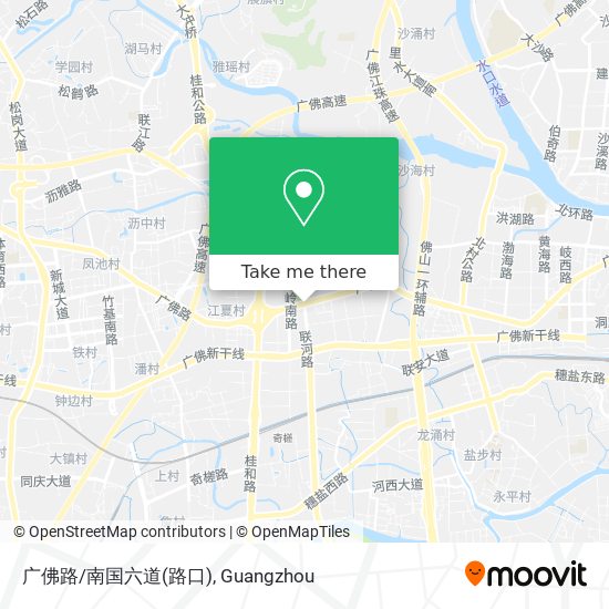 广佛路/南国六道(路口) map