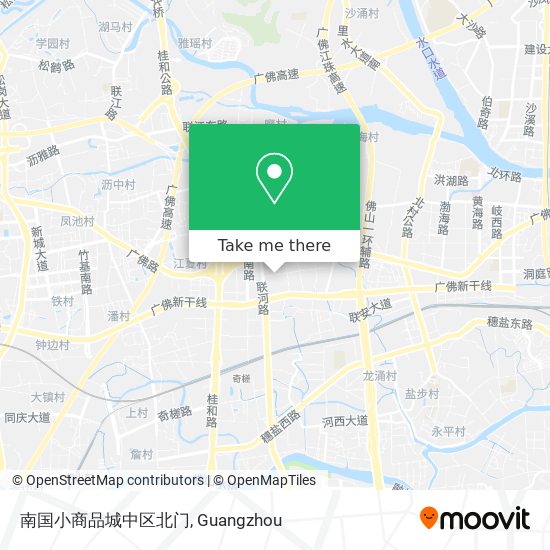 南国小商品城中区北门 map