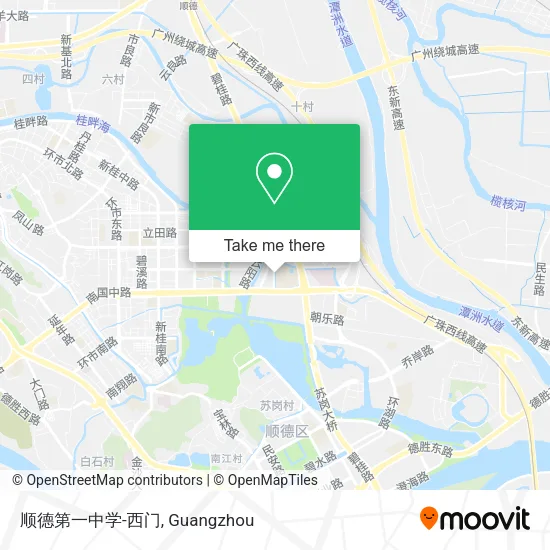 顺德第一中学-西门 map