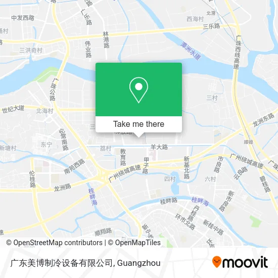 广东美博制冷设备有限公司 map