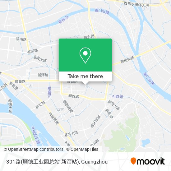 301路(顺德工业园总站-新滘站) map