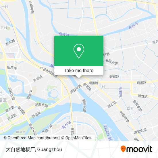 大自然地板厂 map