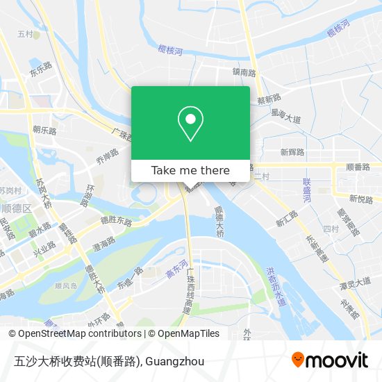 五沙大桥收费站(顺番路) map