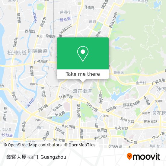 鑫耀大厦-西门 map