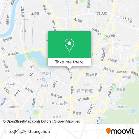 广花货运场 map