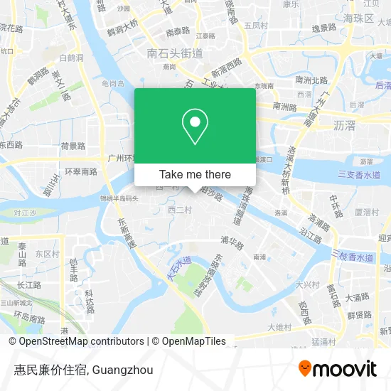 惠民廉价住宿 map