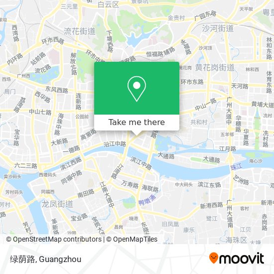 绿荫路 map
