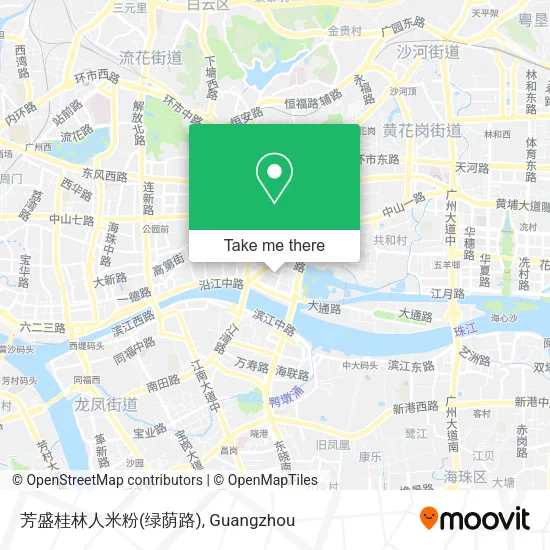 芳盛桂林人米粉(绿荫路) map