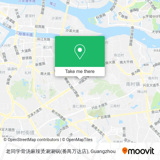 老同学骨汤麻辣烫涮涮锅(番禺万达店) map